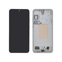 Compleet scherm zilver Galaxy S24+ (S926B) (met frame)