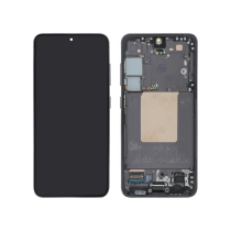 Compleet scherm zwart Galaxy S24 (S921B) (met frame)