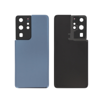 Achterglas nachtblauw Galaxy S21 Ultra 5G (G998B) (zonder logo)