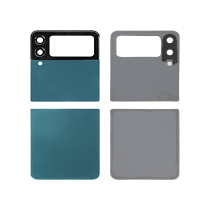 Compleet achterglas groen Galaxy Z Flip3 5G (F711B) (zonder logo)
