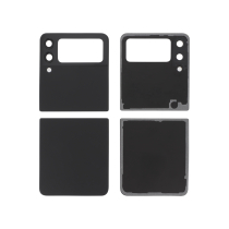 Achterglas zwart Galaxy Z Flip3 5G (F711B) (zonder logo)