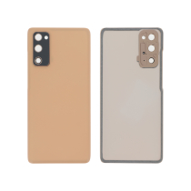 Achterglas oranje Galaxy S20 FE/S20 FE 5G (G780F/G781B) (zonder logo)