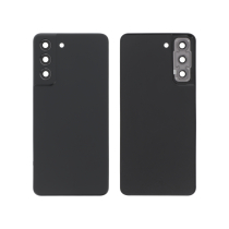 Achterglas zwart Galaxy S21 FE (G990B) (zonder logo)