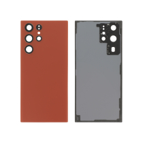 Achterglas rood Galaxy S22 Ultra (S908B) (zonder logo)