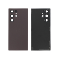 Achterglas bordeaux Galaxy S22 Ultra (S908B) (zonder logo)