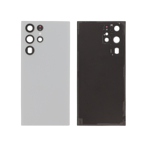 Achterglas wit Galaxy S22 Ultra (S908B) (zonder logo)