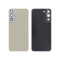Achterglas crème Galaxy S22+ (S906B) (zonder logo)