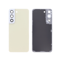 Achterglas crème Galaxy S22 (S901B) (zonder logo)