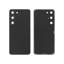 Achterglas zwart Galaxy S23 (S911B) (zonder logo)