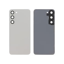 Achterglas crème Galaxy S23+ (S916B) (zonder logo)