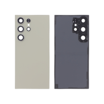 Achterglas geel titanium Galaxy S24 Ultra (S928B) (zonder logo)