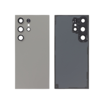 Achterglas grijs titanium Galaxy S24 Ultra (S928B) (zonder logo)