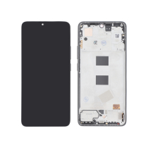 Compleet scherm zwart OLED Redmi Note 13 4G (met frame)