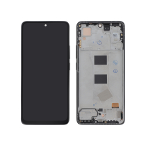 Compleet scherm zwart TFT Redmi Note 13 4G (met frame)