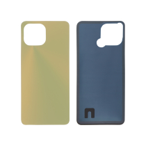 Achterglas geel Xiaomi Mi 11 Lite 5G (zonder logo)