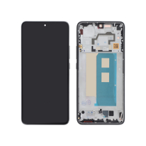 Compleet scherm zwart Poco F5 Pro (met frame) (ReLife)