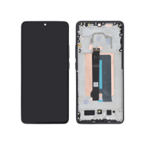 Compleet scherm zwart Poco X6 Pro (met frame) (ReLife)