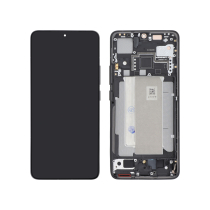 Compleet scherm zwart Poco F6 Pro (met frame) (ReLife)