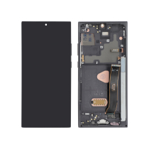 Compleet scherm zwart Galaxy Note 20 Ultra (N985F/986B) (met frame)