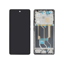 Compleet scherm zwart Realme GT 6/GT 6T (met frame) (ReLife)