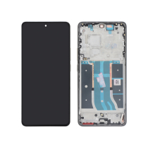 Compleet scherm zwart Realme 12 Pro/12 Pro+ (met frame) (ReLife)