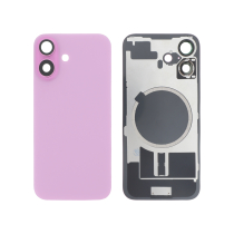 Achterglas roze iPhone 16 (met MagSafe) (zonder logo)