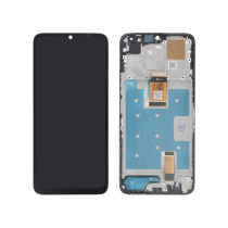 Compleet scherm zwart Honor X6a (met frame)