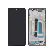 Compleet scherm zwart Redmi Note 14 Pro+ 5G (met frame) (ReLife)