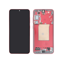 Compleet scherm koraalrood Galaxy S25+ (S936B) (met frame) (ReLife)