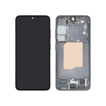 Compleet scherm zwart Galaxy S25 (S931B) (met frame) (ReLife)