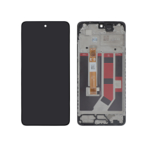 Compleet scherm zwart Oppo A40 (A405F) (met frame)