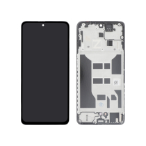 Compleet scherm zwart Oppo Reno12 FS 5G OLED (met frame)