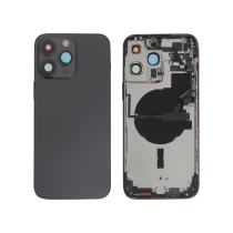 Complete behuizing spacezwart iPhone 14 Pro Max (met MagSafe) (zonder logo)