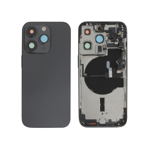 Complete behuizing spacezwart iPhone 14 Pro (met MagSafe) (zonder logo)