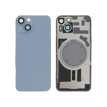 Compleet achterglas blauw iPhone 14 (met MagSafe) (zonder logo)
