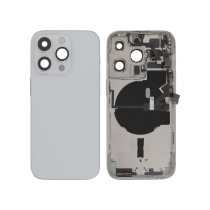 Complete behuizing zilver iPhone 14 Pro (met MagSafe) (zonder logo)