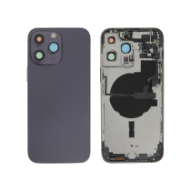 Complete behuizing dieppaars iPhone 14 Pro Max (met MagSafe) (zonder logo)