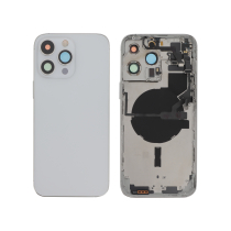 Complete behuizing zilver iPhone 14 Pro Max (met MagSafe) (zonder logo)