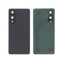 Achterglas zwart titanium + cameralens Galaxy S25 Edge (S937B) (zonder logo)
