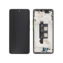 Compleet scherm zwart Poco X7 (met frame) (ReLife)