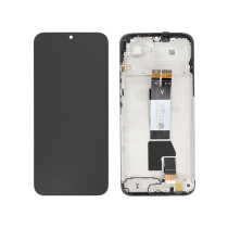 Compleet scherm zwart Redmi 15C 5G (met frame) (Global versie)