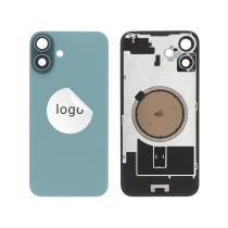 Achterglas groenblauw iPhone 16 Plus (Pulled A)