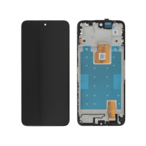 Compleet scherm zwart Honor 400 Smart 5G (met frame) (ReLife)