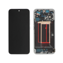 Compleet scherm opaalwit Oppo Reno14 5G (met frame) (ReLife)