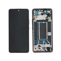 Compleet scherm OLED grafiet Oppo Reno13 FS 5G/Reno 13 F 5G (met frame)