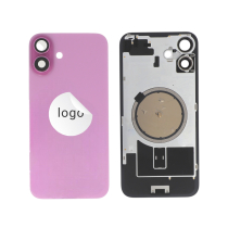 Achterglas roze iPhone 16 Plus (Pulled C)