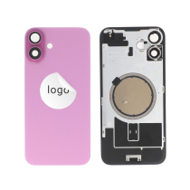 Achterglas roze iPhone 16 Plus (Pulled B)