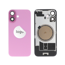 Achterglas roze iPhone 16 (Pulled B)