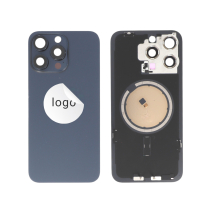 Achterglas blauw titanium iPhone 15 Pro Max (Pulled B)