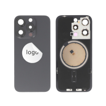 Achterglas zwart titanium iPhone 15 Pro (Pulled B)